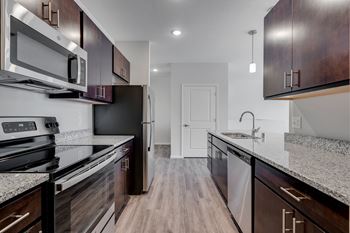 Luxury vinyl wood flooring